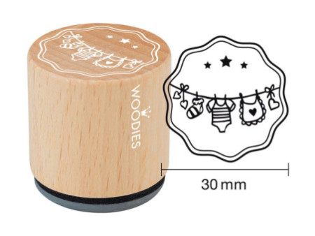 COLOP Tampon à motif Woodies 'corde à linge'