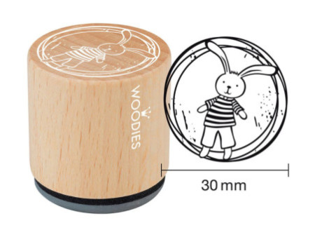 COLOP Tampon à motif Woodies 'petit lapin'