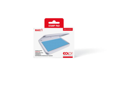 COLOP Tampon encreur MAKE 1, 90 x 50 mm, calm blue