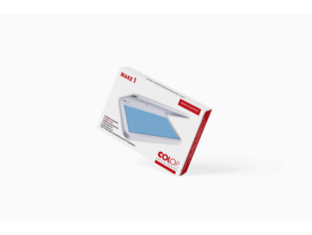 COLOP Tampon encreur MAKE 1, 90 x 50 mm, calm blue