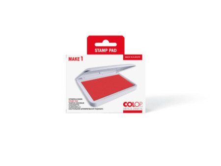 COLOP Tampon encreur MAKE 1, 90 x 50 mm, brave red