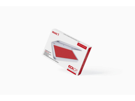 COLOP Tampon encreur MAKE 1, 90 x 50 mm, brave red
