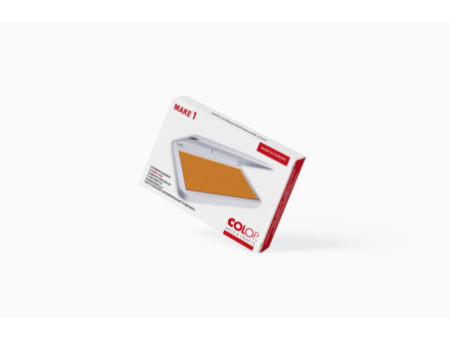 COLOP Tampon encreur MAKE 1, 90 x 50 mm, shiny orange