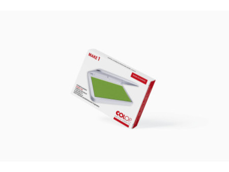 COLOP Tampon encreur MAKE 1, 90 x 50 mm, smooth green
