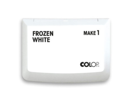 COLOP Tampon encreur MAKE 1, 90 x 50 mm, frozen white