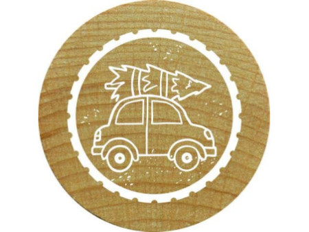 COLOP Tampon à motif Woodies 'voiture avec sapin'