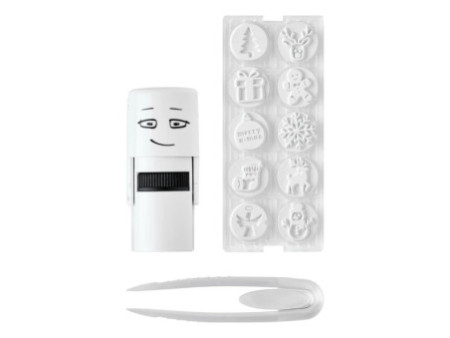 COLOP Kit tampon à motif 'LITTLE NIO' Noël, gris