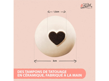 COLOP Pierre de tatouage LaDot kids 'coeur', petit