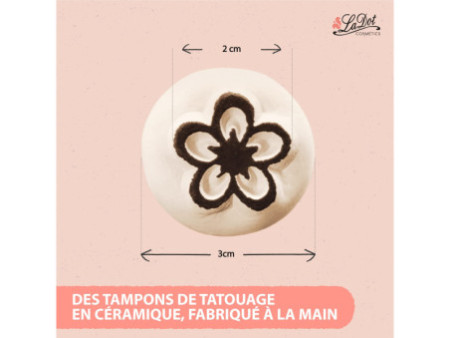 COLOP Pierre de tatouage LaDot kids 'fleurs', petit