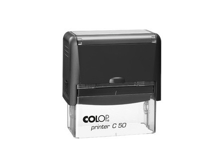 COLOP Tampon pour texte Printer C50, 7 lignes, noir