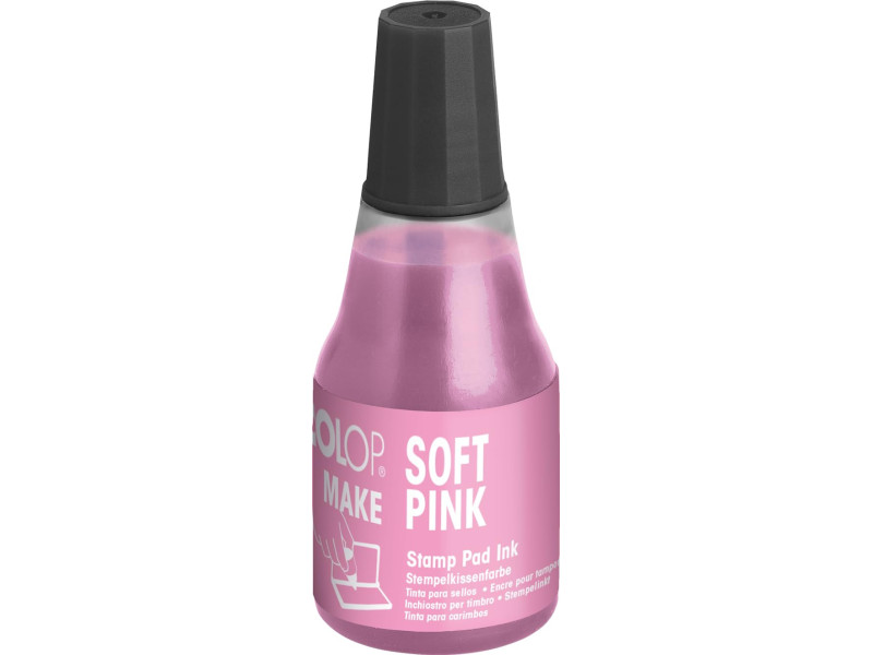 COLOP Encre pour tampon encreur MAKE, 25 ml, soft pink