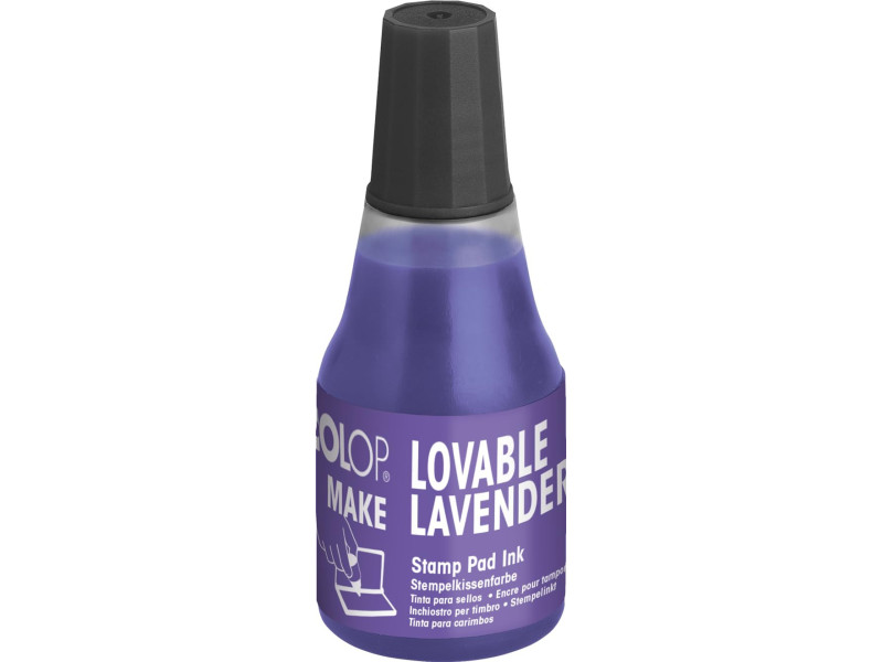 COLOP Encre pour tampon MAKE, 25 ml, lovable lanvender