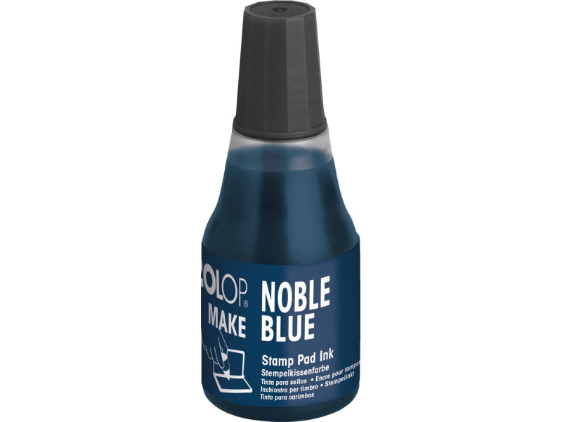 COLOP Encre pour tampon encreur MAKE, 25 ml, noble blue