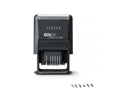 COLOP Tampon numéroteur Printer S226, 6 chiffres, noir