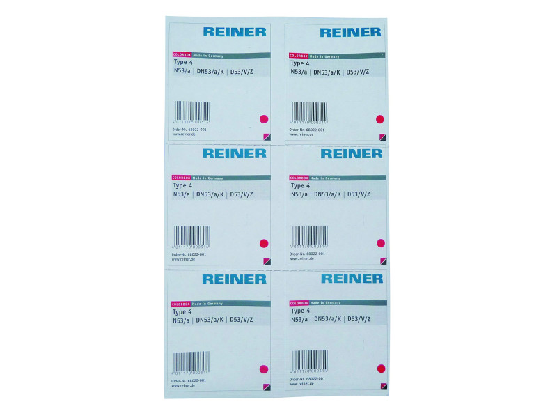REINER Réservoir de rechange pour tampon, taille 4, rouge