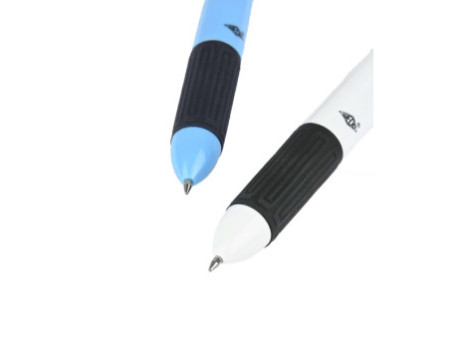 WEDO Stylo à bille à quatre couleurs, effaçable, présentoir