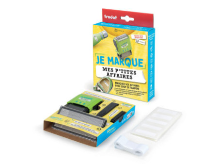 trodat Tampon 'Je marque mes p'tites affaires', vert