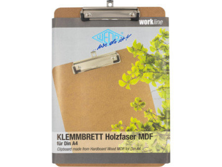 WEDO Porte-bloc, en fibres de bois dur, A4 portrait
