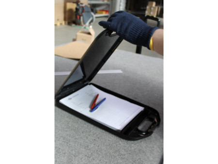 WEDO Porte-bloc, avec compartiment de rangement, noir