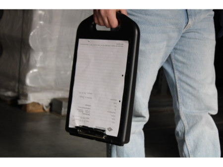 WEDO Porte-bloc, avec compartiment de rangement, noir