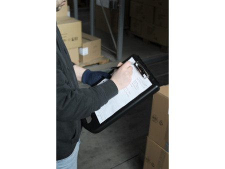 WEDO Porte-bloc, avec compartiment de rangement, noir