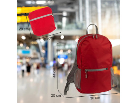 WEDO Sac à dos pliable PACKTOGO, rouge