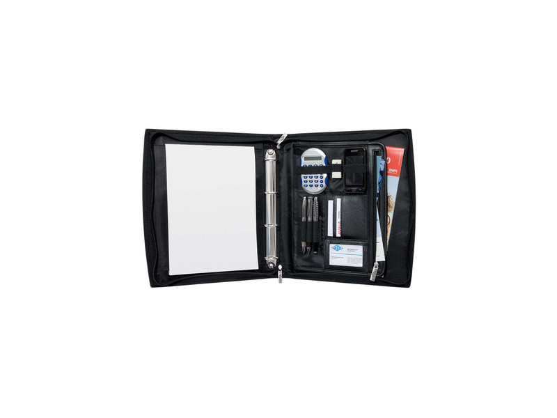 WEDO Porte-documents Elegance, A4, similicuir/nylon, noir