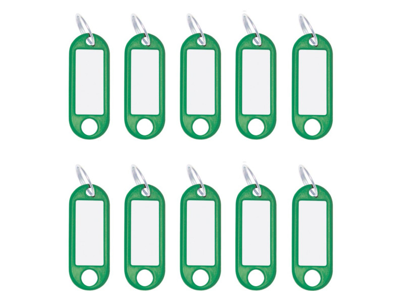 WEDO Porte-clés avec anneau, diamètre: 18 mm, vert