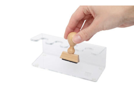 MAUL Porte-timbres pour 4 tampons, 90 x 58 mm, en acrylique