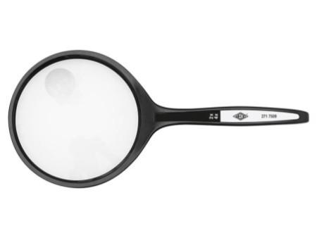 WEDO Loupe avec manche, ronde, diamètre: 74 mm