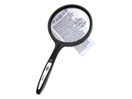 WEDO Loupe avec manche, ronde, diamètre: 74 mm