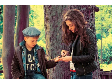 WEDO Pince à épiler avec loupe 'Trizette', avec lumière LED