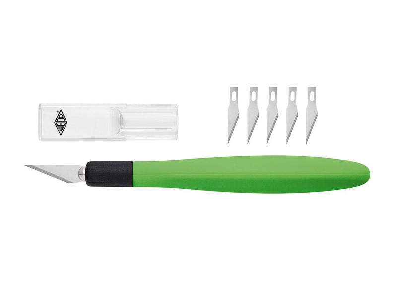 WEDO Scalpel Comfortline, longueur: 150 mm, vert pomme