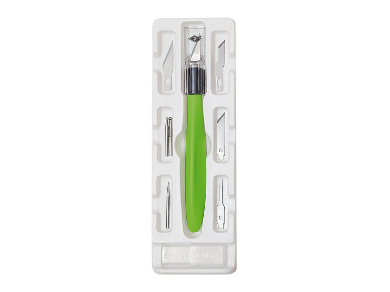 WEDO Cutter de bricolage/scalpel Comfortline, vert