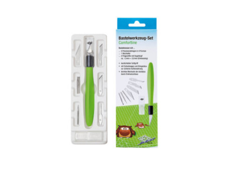 WEDO Cutter de bricolage/scalpel Comfortline, vert