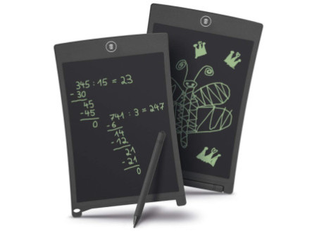 WEDO Ardoise LCD, 8,5 pouces (21,59 cm), noir