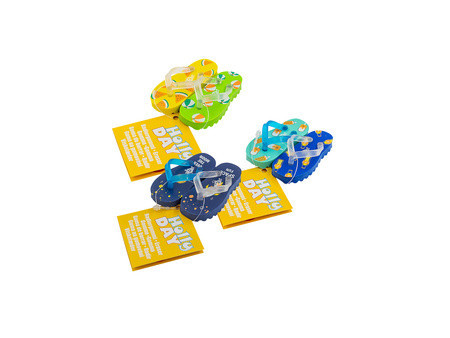 WEDO Gomme en plastique Flip Flop 'HOLLYDAY', assorti