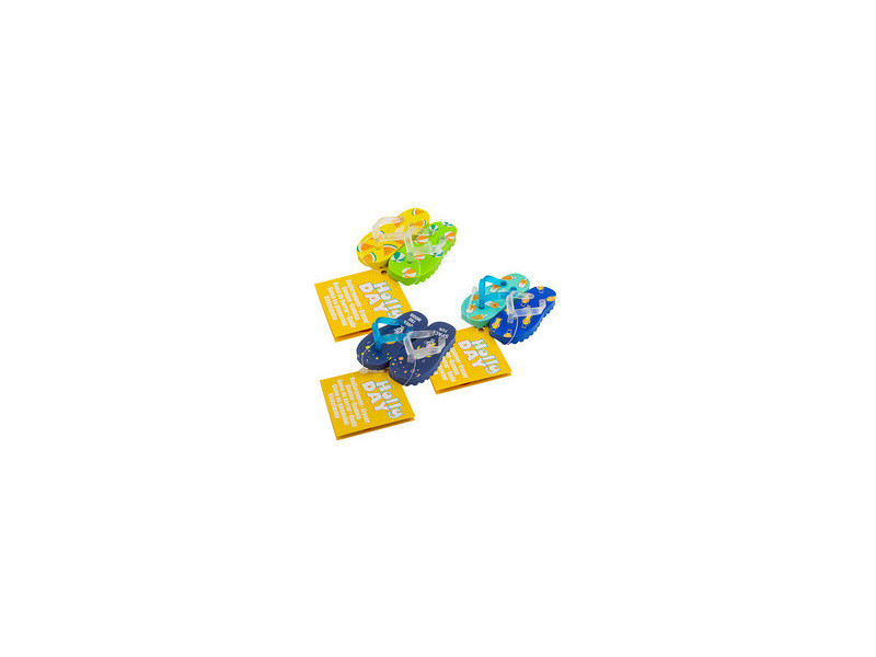 WEDO Gomme en plastique Flip Flop 'HOLLYDAY', assorti