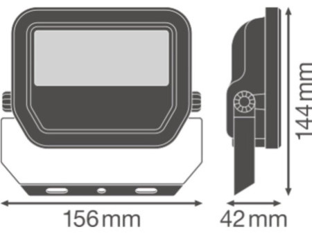 LEDVANCE Projecteur LED FLOODLIGHT, 17 watts, 4000K BT