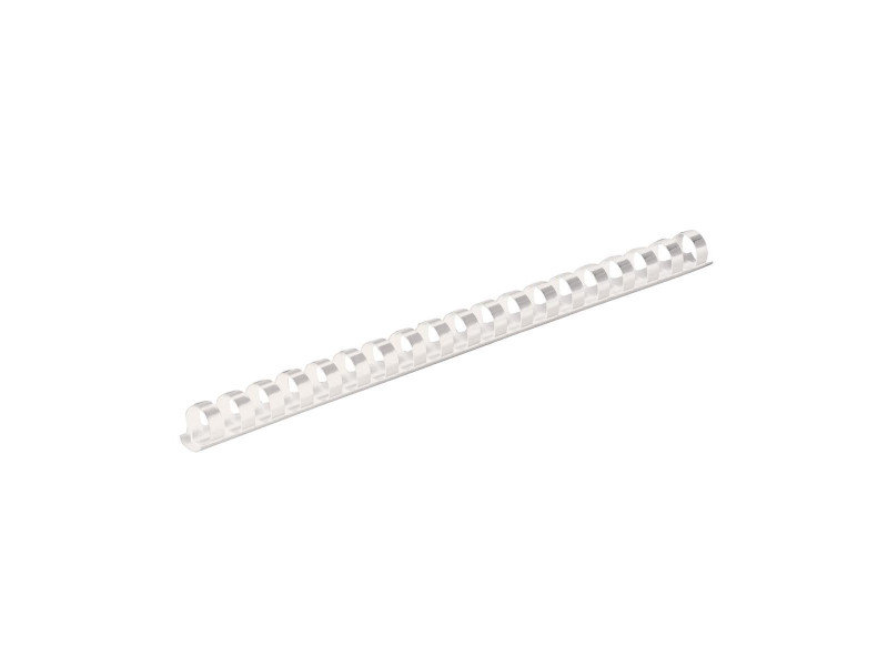 Fellowes Peigne à relier en plastique, A4, 8 mm, blanc