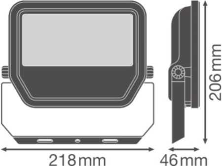 LEDVANCE Projecteur LED FLOODLIGHT, 50 watts, 3000K BK