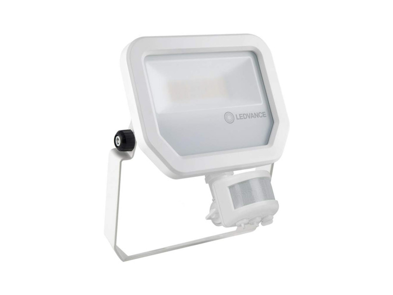 LEDVANCE Projecteur LED FLOODLIGHT SENSOR, 20 W, 3000K WT