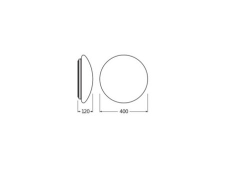 LEDVANCE Applique murale et plafonnier SURFACE CIRCULAR 400