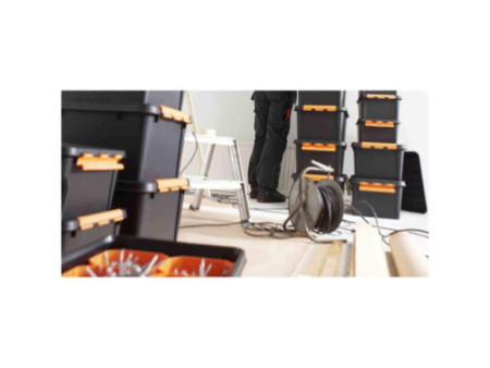 SmartStore Boîte de rangement PRO 55, 55 litres, noir