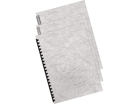 Fellowes Couverture pour reliure Delta, grain cuir, ivoire