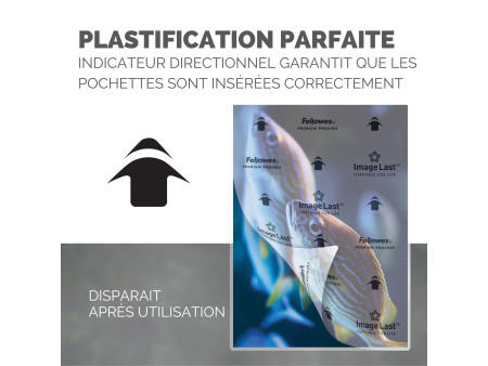 Fellowes Pochette de plastification, A4, brillante