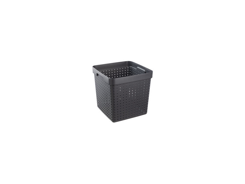 NHG Bac de rangement SEOUL BASKET XL, PP, noir