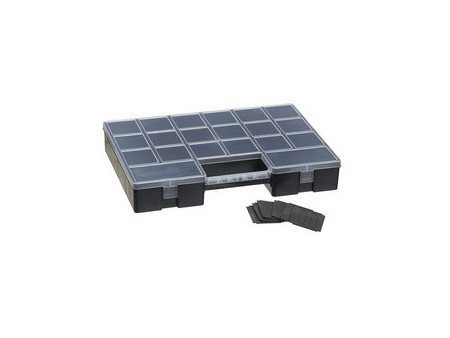 Plast team Boîte d'assortiment LUXOR HOBBY BOX, noir
