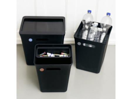 Plast team Poubelle AVEDORE, 10 litres, noir