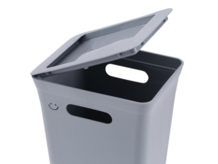 plast team Couvercle AVEDORE, pour poubelle de 10 L, noir
